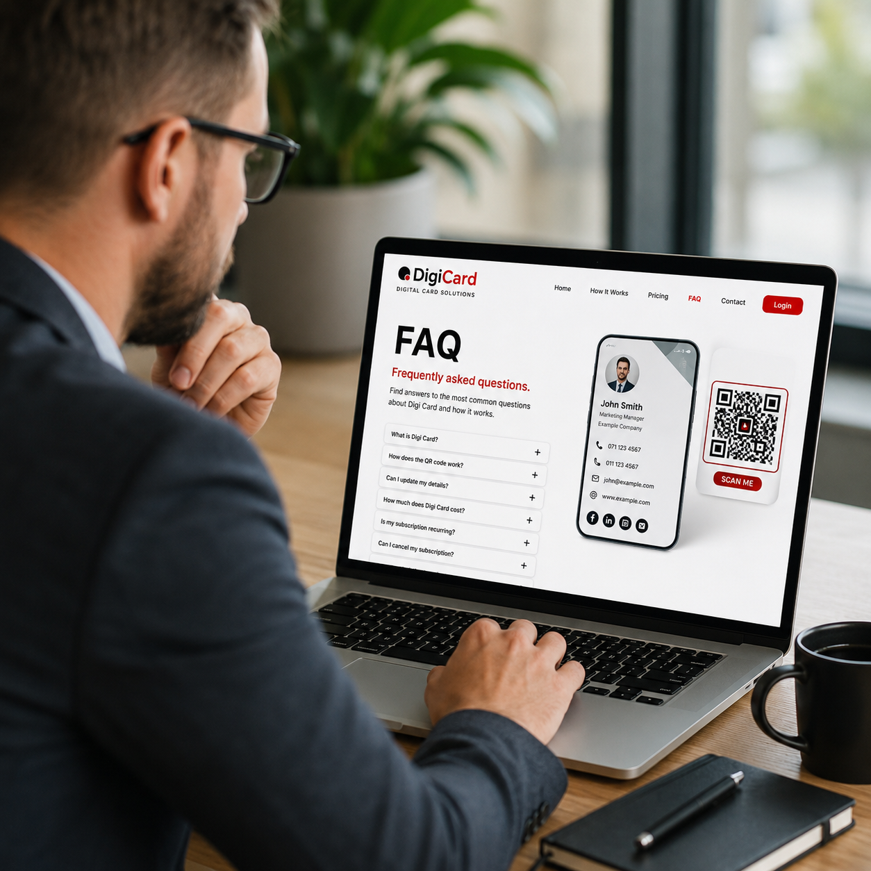 Digi Card FAQ visual placeholder 1:1